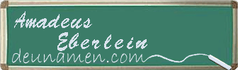 Amadeus Eberlein Visitenkarte